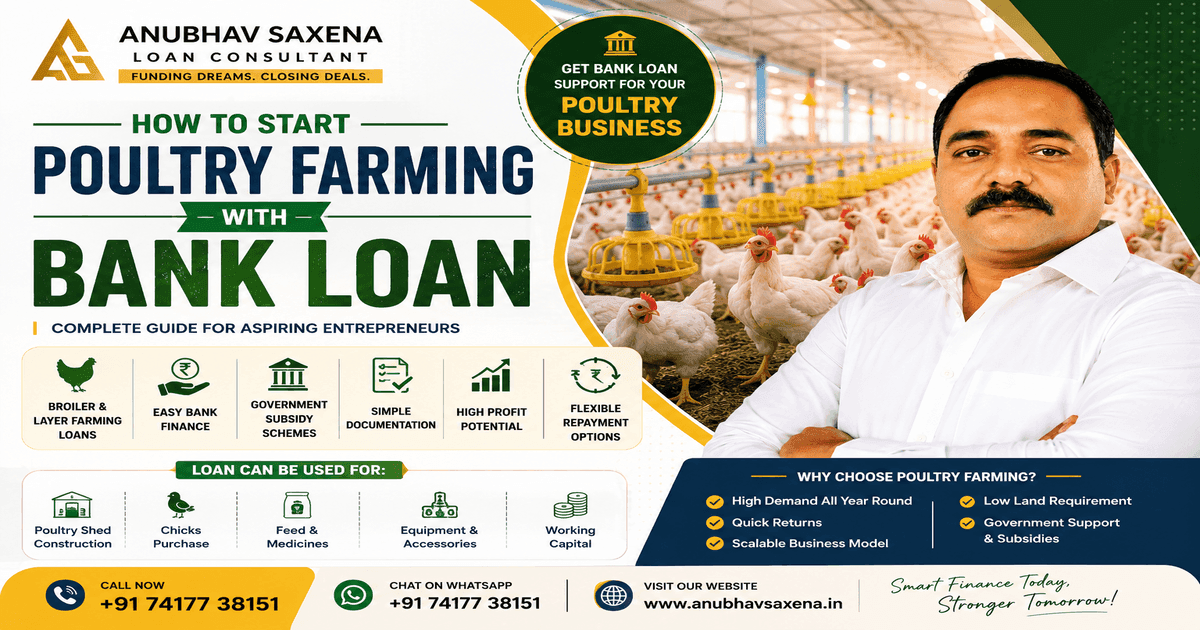 How to Start Poultry Farming with Bank Loan